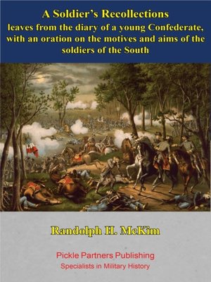 cover image of A Soldier's Recollections
